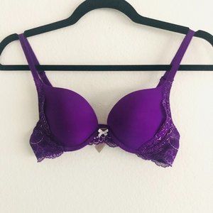 Dream Angels Push-Up Bra-BEAUTIFUL ROYAL PURPLE